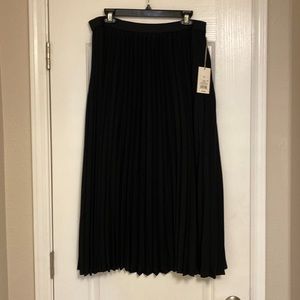 NWT A New Day (target) black pleated skirt size XL